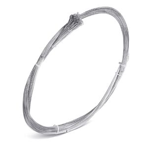 100 Roll 14 ft Galvanized Steel Wire Bulk, 2 mm Multi Purpose Baling Wire Serviceable Rebar Wire for Securing, Packaging Tie Cardboard Paper Textiles Plastics