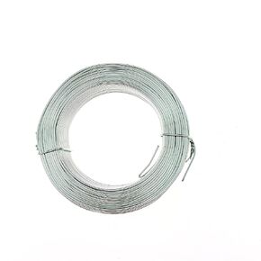 Galvanized Solid Wire,98ft Galvanized Hobby Wire,Multi-Purpose Steel Wire Ideal for Crafts,DIY Projects,Fastening,Fixing Up Fences (19 Gagau, 1)