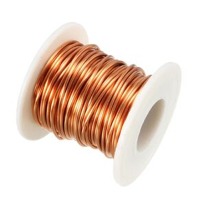 Copper Wire Beaded Jewelry Craft Wire, Used for Jewelry Crafts Making, Ornaments Floral Decoration Copper Wire, 18Gauge -1 mm, 164 FT-10.5 OZ