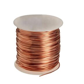 Copper Wire Beaded Jewelry Craft Wire, Used for Jewelry Crafts Making, Ornaments Floral Decoration Copper Wire, 18Gauge -1 mm, 164 FT-10.5 OZ