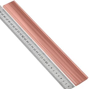 Copper Flat Bar Copper Bars 1/8" x 1" C110 Copper Bus Bar x 12" Long Solid Copper Bars, 3mm x 25mm x 305mm Solid Flat Mill Bus Bar Stock