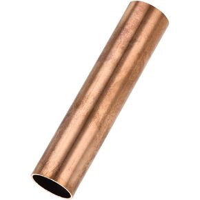 Copper Tube (22mm OD x 1mm Wall T x 100mm L), Straight Tubing - for Home Furnishing, Machinery, DIY Handicraft