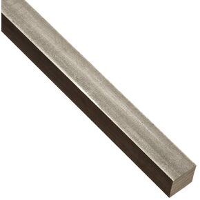 18-8 Stainless Steel Key Stock, Undersized Tolerance, 1/8" Thickness, 1/8" Width, 12" Length (Pack of 1)