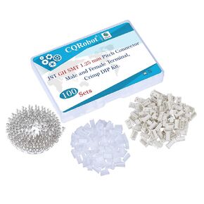 JST SH SMD 1.0 mm Pitch 4-Pin JST Connector IC Male Plugs, Female Sockets Housing and T-Shaped Crimp Terminal Connector. 50 Sets/300 Pieces JST SH SMD Connector Adapter Cable Assembly.