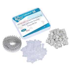 JST SH SMD 1.0 مم الملعب 4-Pin JST موصل IC المقابس الذكور، مقابس الإناث الإسكان وموصل طرفية تجعيد على شكل حرف T. 50 مجموعة/300 قطعة JST SH SMD موصل كابل محول الجمعية.
