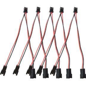 5Pcs 3D Printer Mainboard Y Splitter 1 to 2 Extension Connector Wires Cooling Fan XH2.54 Terminal Connector Cables