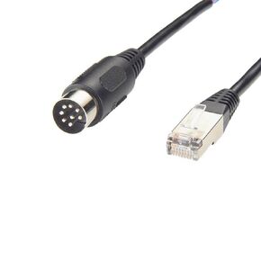 RJ45 Male Straight to 8 Pin Din Male Cable 1Meter