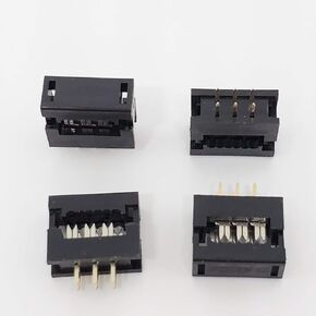 25-Pack IDC 2X3 6 Pins 2.54mm Pitch Male Transition Dual Row Plugs for Flat Ribbon Cable (FD-6P 25-PK) in Saudi Arabia