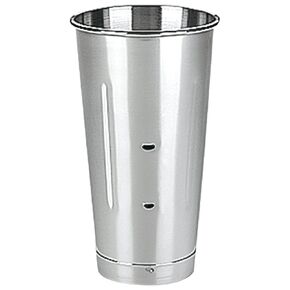 Waring Commercial Stainless Steel Malt Milkshake Mixing Cup, 28 Ounces,Silver