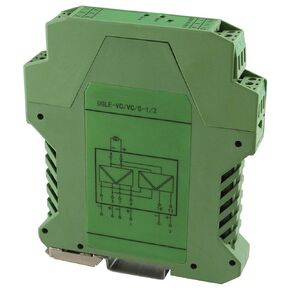 ASI ASI451124 Single Channel Dual Output Analog Signal Isolator Transmitter Splitter, 3-Way Isolation, DIN Rail Mount, Single 4-20 mA Input, Dual 4-20 mA Output
