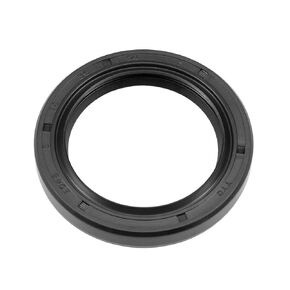 uxcell Oil Seal, TC 35mm x 52mm x 7mm Nitrile Rubber Cover Double Lip with Spring for Bearing Shaft, Black Pack of 1