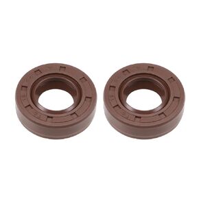 uxcell Oil Seal 12mm Inner Dia 22mm OD 7mm Thick Fluorine Rubber Double Lip Seals 2Pcs
