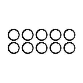 4" Encapsulated Kamlock™ Gasket, FEP Viton, Black (Pack of 10)