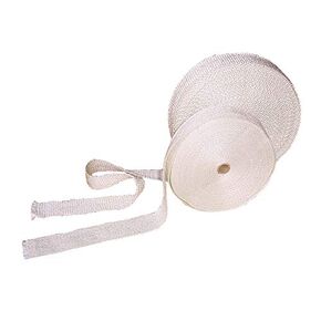 Flat Rope Gasket - Fiberglass Woven Tape, 1/8" x 2" x 10 Feet, for Stove Boiler Furnace Oven Kiln Door Seal Gasket