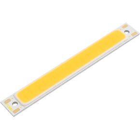 uxcell DC 3-4V 1W 60mmx8mm COB LED Strip Light Super Bright Lamp Chip Warm White