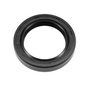 uxcell Oil Seal, TC 35mm x 52mm x 8mm Nitrile Rubber Cover Double Lip with Spring for Bearing Shaft, Black Pack of 1