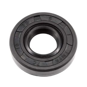 uxcell Oil Seal, TC 10mm x 20mm x 7mm Nitrile Rubber Cover Double Lip with Spring for Bearing Shaft, Black
