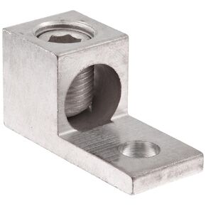 90722 Mechanical Lug, One Conductor, One Hole Mount, Aluminum, 350 AWG, 350mcm - 6SOL. Wire Range