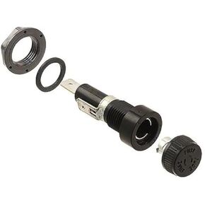 Eaton Bussmann Fuse Holder, 6.3 X 32Mm, Panel Mount - BK/HKP-R