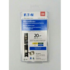 1 Pc of All-in-One Breaker 20A Single-Pole Circuit Breaker CHFN120A1CS New