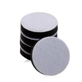 SPEEDWOX 5 Inch 8 Holes Hook and Loop Soft Sponge Cushion Interface Buffer Pad Sanding Discs Pad 5 Packs Soft Foam Buffering Pad Interface Pad Soft Density Interface Pad for Drill Grinder Rotary Tools
