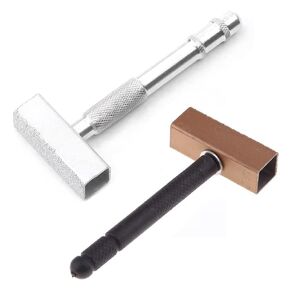 2pcs Diamond Stone Dresser Grinding Wheel Dresser with Flat Diamond Coated Surface for Truing Grinding & Deburring Wheels Dressing Bench Grinder Tool