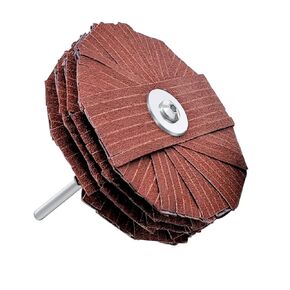 LINE10 Tools 4-inch Sanding Mop Kit, Moulding Flap Sander Wheel for Drill Press 80, 120, 240 Grit, Pack of 3