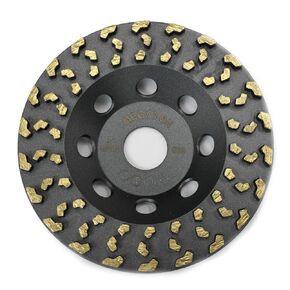 Megatron 4" Diamond Cup Grinding Removing Disc Wheel for Concrete, Paint, Epoxy, Glue and Mastic with CDB Newest Technology (Megatron 4")