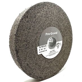 EXL PRO Convolute Deburring Polishing Wheel - 6" x 2" x 1" 9S Fine Silicon Carbide - Professional Grade - Metal Deburring, Finishing and Polishing Wheel - (1 Pack)