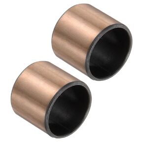 uxcell Sleeve Bearings 3/4" Bore x 3/4" OD x 7/8" Length Plain Bearings Wrapped Oilless Bushings for Sliding Parts of Machinery, 2pcs