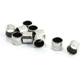 uxcell 10 Pcs Plain Oilless Bearing Sleeves Composite Bushing 6mm x 8mm x 8mm