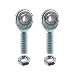Rod End 2pcs 3/8 x 3/8-24 ECM6 Male Economy Right Hand Rod End Bearing with Jam Nuts Included Heim Joint Rod End Direct
