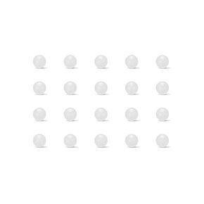 uxcell 3mm PP Solid Plastic Balls, Precision Bearing Ball 100pcs
