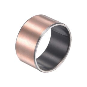 uxcell Sleeve Bearing 3/4" Bore x 7/8" OD x 1" Length Plain Bearings Wrapped Oilless Bushings Self-Lubricating for Industry Equipment