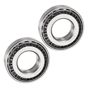 2pcs 30206 Tapered Roller Bearing - [30mm x 62mm x 17.5mm] Chrome Steel Bearing Cone and Cup Set for Conveyor System Use