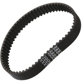 Heyiarbeit 5M330 Rubber Timing Belt 5mm Pitch 15mm Width Arc Toothed Belt Synchronous Closed Loop Industrial Timing Belt for 3D Printers Black Tone