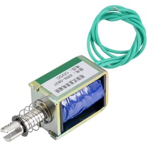 uxcell DC 12V 20N 10mm Stroke Pull Type Open Frame Solenoid Electromagnet XRN-0837