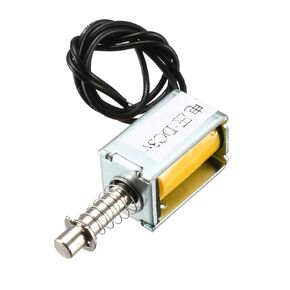 uxcell DC3V 3mm Pull Type Solenoid Electromagnet, 3mm/15g 0mm/80g, Open Frame, Linear Motion
