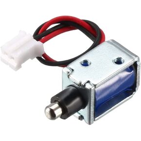 uxcell DC 5V 1A 30g 3mm Mini Electromagnetic Solenoid Lock Pull Type for Electric Lock Cabinet Door Lock
