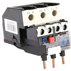 Walfront NR2-36 Electric Heat Protect Thermal Overload Relay 23-32A Motor Protector Electric Authorized Thermal Accessory for Protecting The Phase Break (1) (2 PCS)