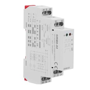 Relays Electronic Impulse Latching Relay, GRM8-02 Electronic Impulse Relay Latching Relay Memory Relay Din Rail,Electronic Impulse Relay