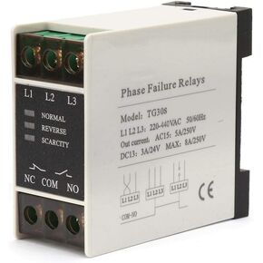 TG30S 220-440V AC 3-Phase Sequence Relay Protector Voltage Phase Protective Relay