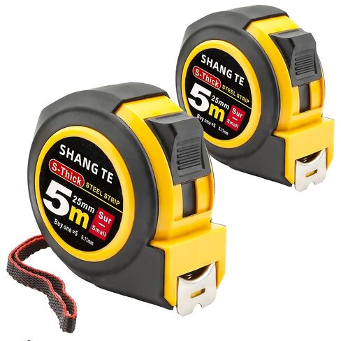 Steel Measuring Tape, Tape Measure 16 ft, Measuring Tape Retractable, 16-Foot Basics Self-Locking Measurement Tape, Self Lock Auto Lock Tape Rule Imperial/Metric Tape Measure for Body Measurements in Saudi Arabia