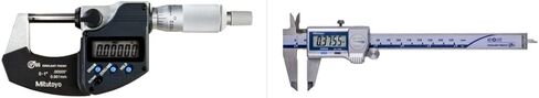 Mitutoyo 293-340-30 Digital Micrometer, Inch/Metric, Ratchet Stop, 0-1" (0-25.4mm) Range, 0.00005" (0.001mm) Resolution, +/-0.00005" Accuracy, Meets IP65 Specifications in Saudi Arabia