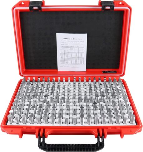 Accusize الأدوات الصناعية 0.251 ''-0.500''، 250 قطعة/مجموعة مجموعة دبوس التوصيل الفولاذي، ناقص، فئة Zz، M2(-) in Kuwait