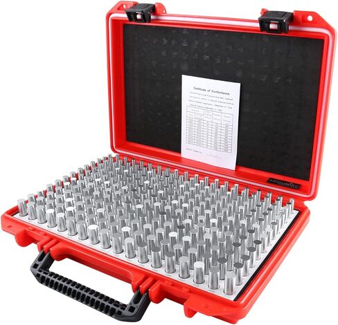 Accusize الأدوات الصناعية 0.251 ''-0.500''، 250 قطعة/مجموعة مجموعة دبوس التوصيل الفولاذي، ناقص، فئة Zz، M2(-) in Kuwait