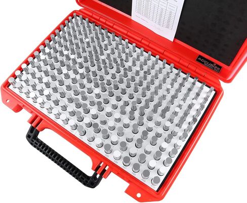 Accusize الأدوات الصناعية 0.251 ''-0.500''، 250 قطعة/مجموعة مجموعة دبوس التوصيل الفولاذي، ناقص، فئة Zz، M2(-) in Kuwait