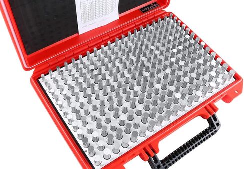 Accusize الأدوات الصناعية 0.251 ''-0.500''، 250 قطعة/مجموعة مجموعة دبوس التوصيل الفولاذي، ناقص، فئة Zz، M2(-) in Kuwait