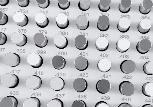 Accusize الأدوات الصناعية 0.251 ''-0.500''، 250 قطعة/مجموعة مجموعة دبوس التوصيل الفولاذي، ناقص، فئة Zz، M2(-) in Kuwait