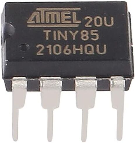 AITRIP 10 قطع ATTINY85-20PU DIP-8 IC ATTINY85 MCU 8BIT متحكم صغير مع 8 كيلو بايت (10 قطع) in Saudi Arabia